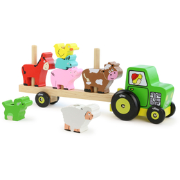 Stacking Tractor with Animals Play Set