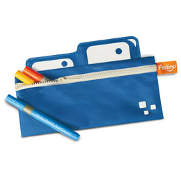 Mess Eaters: Pencil Case - Blue by P'kolino