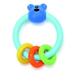 Teether-Clutching Ring 2 assorted colours
